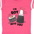 thumbnail image 4 of Inktastic I'm Soy into You with Cute Soy Sauce and Sushi Boys or Girls Baby Bodysuit, 4 of 5