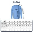 thumbnail image 2 of Gildan Unisex Ultra Cotton Long Sleeve Carolina Blue T-Shirt, Bulk Pack of 3, S, 2 of 5