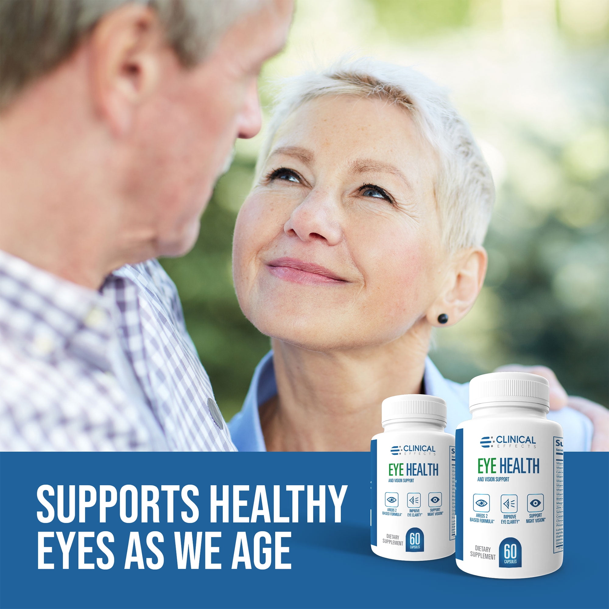 Clinical Effects Eye Health Supplement - AREDS2 Study Based Formula - 60 Capsules
