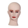 thumbnail image 3 of Cabeza de maniquí realista, cabeza de peluca, modelo ligero y resistente, soporte para auriculares, joyería, auriculares, peinado y peluquería., 3 of 8