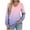 #368-Pink, variant on Womens V Neck Printed Long Sleeve Tops 2025 Fall Casual Loose Sleeve Boho Work Blouse Dressy T Shirts