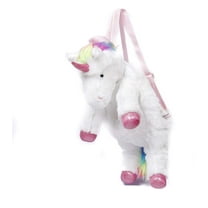 Plushland Fluffy Plush Rainbow Unicorn Stuffed Animal Toy 14 Inches - Cuddly Autism ADHD Soft Magical Gifts Present Birthday Love Girlfriend Pal Buddies Friendship