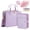 Purple, variant on DERSTUEWE Bible Cover for Men and Women, Bible Bag with Study Supplies Carrying Case, Black