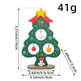 thumbnail image 1 of 2 pcs Christmas Tree Desktop Ornament ArtificialesChristmas Tree Ornament Mini Desk Christmas Tree Christmas Wooden, 1 of 5