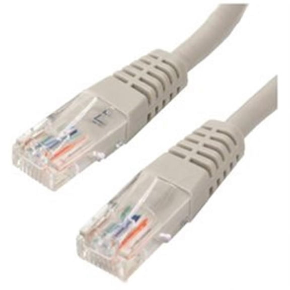 4XC6PATCH6GR 6 ft Cat6 Molded RJ45 UTP Patch Cable - Grey