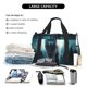 thumbnail image 5 of Easygdp Wolf Bolsa de Gimnasio, Bolsa de Viaje Duffel, Bolsa de Fin de Semana con Compartimentos, Bolsa de Mano para Noche, 5 of 7