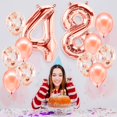 thumbnail image 4 of PARIS PRODUCTS - 48th Birthday Rose Gold Balloons & Number 48 Mylar Balloon, 48th Birthday Party Decor, 48th Birthday Decorations for Women, 48th Birthday Decorations Women 48, 4 of 4