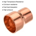 thumbnail image 4 of Uxcell Copper Reducing Coupling Fitting Straight with Sweat End, for Refrigeration Adapter 3/4 x 1 inch, 4 of 5