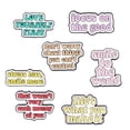 thumbnail image 5 of Broche de aleación con letras que añade personalidad a la tendencia de la palabra con un emoticono, 5 of 5