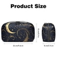 thumbnail image 5 of Crescent Oxford Fabric Waterproof Portable Hard Drive Bag and Case with Cord Storage and Travel Charger Organizer for Electronic Devices - 5.9x9.44x3.14 in, 5 of 6