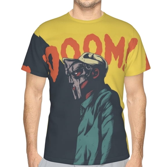 Mf Doom Unisex 3d Pattern Printed Short Sleeve T-Shirts Casual Graphics Tees Small