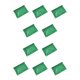 thumbnail image 1 of Inteprter Práctica bolsa con cremallera para almacenar y organizar documentos Bolsa de almacenamiento de documentos Bolsa para documentos Verde Verde 10Conjunto, 1 of 6