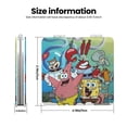 thumbnail image 3 of Zufioo SpongeBob SquarePants for Portable Pocket Makeup Mirror, Foldable Handheld Magnifying Beauty Mirror Suitable for Wallet Handbag for Women-Square, 3 of 9