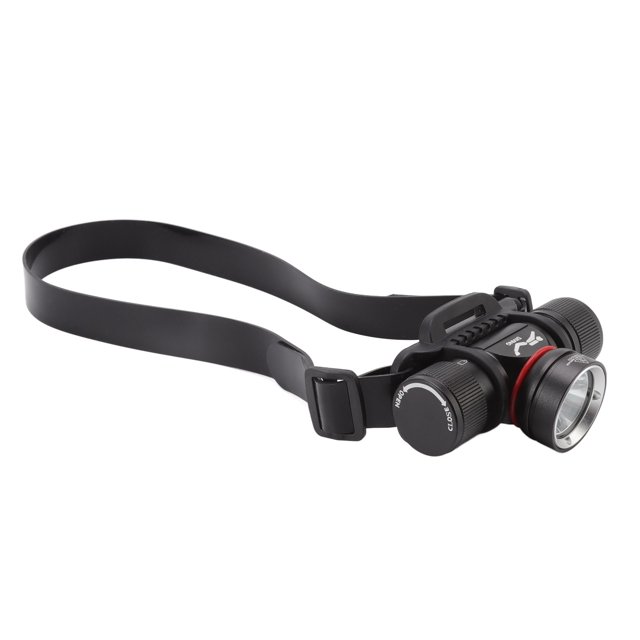 10W Underwater Flashlight, 200m Shooting Distance IPX68 Waterproof Diving Headlamp White Light Wearproof Shock Resistant 5 Modes For Fish Fork