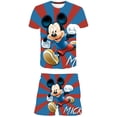 thumbnail image 2 of Nueva ropa de Mickey Mouse para niñas, conjuntos para niños, camisetas de verano con dibujos animados para niños y pantalones cortos, 2 uds./trajes de la serie Disney Suits6M Gao Jinjia LED, 2 of 2