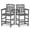 GRAY, variant on Ciokea High Adirondack Bar Chair, Outdoor Bar Stool for Balcony, Backyard, Poolside, Black