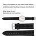 thumbnail image 4 of Correa De Reloj De Moda Correa De Reloj Ajustable Unisex Correa De Reloj De Calidad Accesorio De Reemplazo Exquisito 22 Mm Negro ANGGREK Negro, 4 of 8