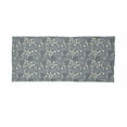 thumbnail image 2 of Floral Neck Gaiter, Greyscale Simplistic Flowers, Unisex, Dark Grey Blue Grey, by Ambesonne, 2 of 3