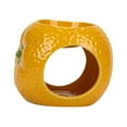 thumbnail image 2 of Quemador de aceites esenciales, quemador de cera fundida, cerámica, difusor de aroma de incienso, portavelas para el hogar, patio, dormitorio, balcón. naranja, 2 of 8