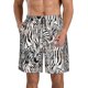 thumbnail image 1 of Balery Leopard And Zebra Traje de Baño Estilo Hawaiano para Hombre, Shorts de Secado Rápido con Bolsillos-X-Large, 1 of 6