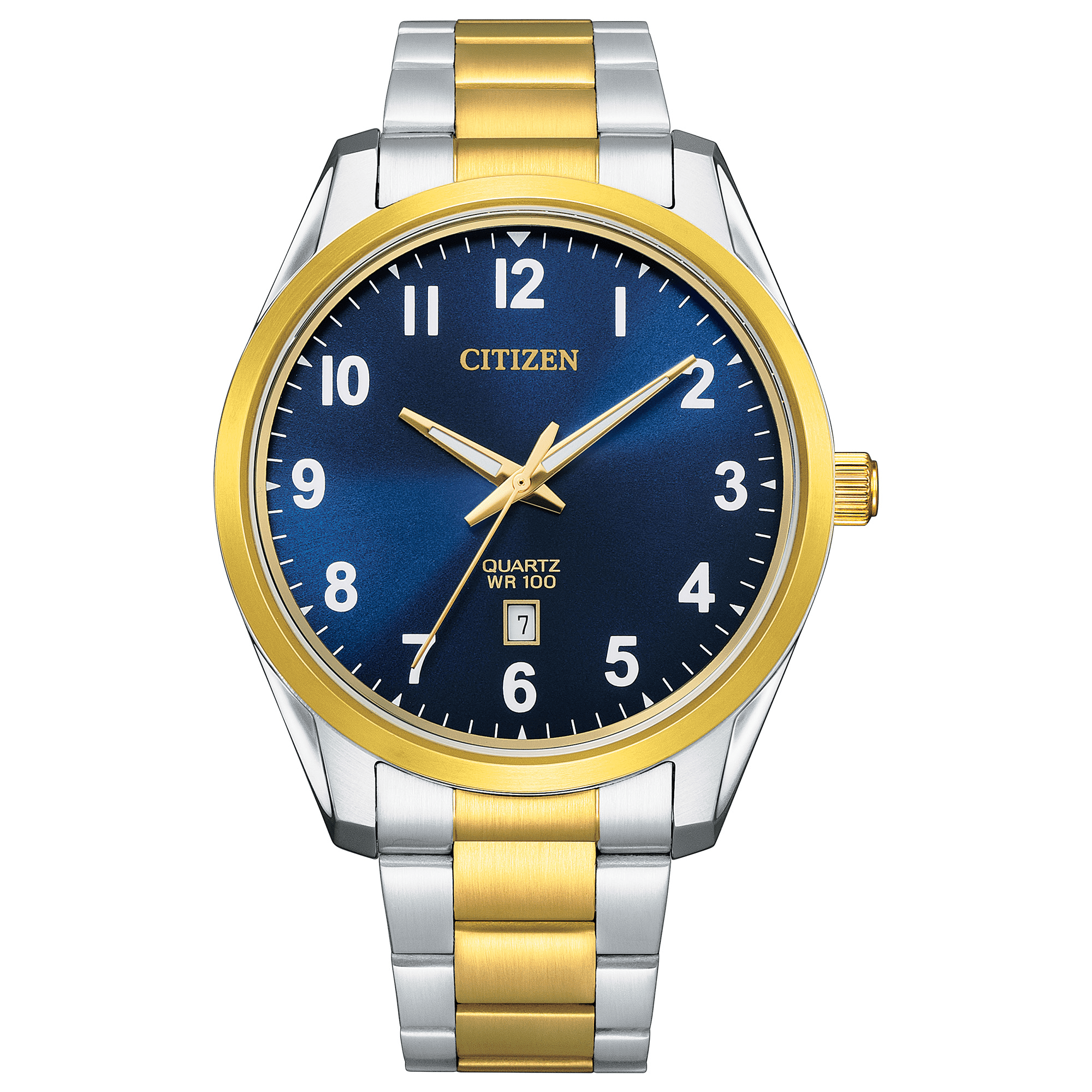 Citizen Men s Quartz Classic Gold Tone Stainless Steel Watch BF0582 51F Walmart
