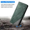 thumbnail image 5 of For Samsung Galaxy A53 5G Wallet Case Lines Imprinted Skin-touch Leather Phone Cover, 5 of 5