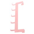 thumbnail image 1 of PAMINGONO Gancho Decorativo Rosa Para Puertas De Hierro Sin Perforación Para Colgar Ropa Toallas Y Accesorios, 1 of 8