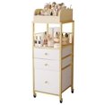 thumbnail image 1 of Carrito organizador de maquillaje ZQUYAJ con cajones de color dorado, 1 of 7