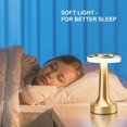 thumbnail image 5 of Qucyy 1PC Gold Portable LED Desk Lamp with Touch Sensor, 3 Brightness Levels, Recrgeable Up to 48 Hours, Decorative Desk Lamp for Outdoor Night Light, Night Light for Bedroom, 5 of 5