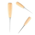 thumbnail image 3 of 1 PCS High Quality Professional Leather Wood Handle Awl Tools For Leathercraft Stitching Sewing, 3 of 8