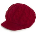 thumbnail image 6 of Yoyauz Women's Winter Warm Slouchy Cable Knit Beanie Skull Hat with Visor, 6 of 8