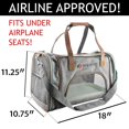 thumbnail image 7 of Ess And Craft Airline Approved Pet Carrier, Gray, 7 of 7