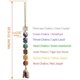 thumbnail image 3 of Adorno colgante de Feng Shui yuxing con cristales curativos de 7 chakras, 3 of 5