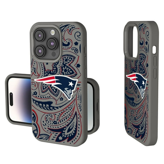 New England Patriots Paisley iPhone Soft Touch Case