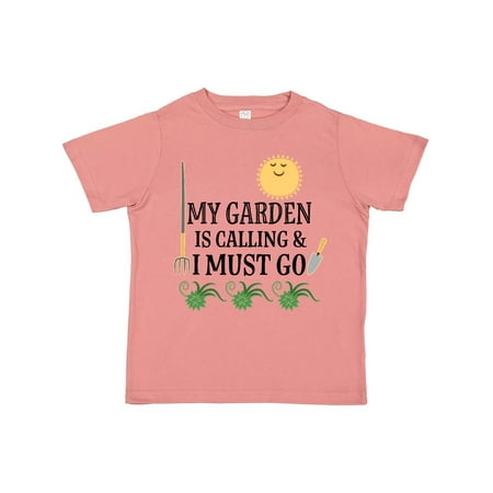 

Inktastic Gardening Funny Garden Is Calling Gift Toddler Boy or Toddler Girl T-Shirt