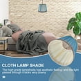thumbnail image 4 of HEALEEP Bankers Lamp Shade Replacement Black Fabric Dust Protection 1Set, 4 of 8