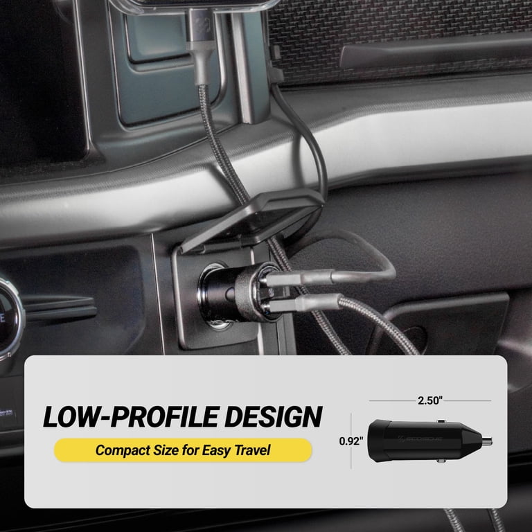 Scosche PowerVolt 40W Dual USB-C Fast Car Charger photo 5