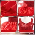 thumbnail image 3 of Halloween Dresss for Girls, Girls Sequin Party Dress Pleated A-Line Tank Top Sparkly Glitter Outfit for Wedding Birthday Evening Celebration Ages 2-12, Halloween Gifts, 3 of 4