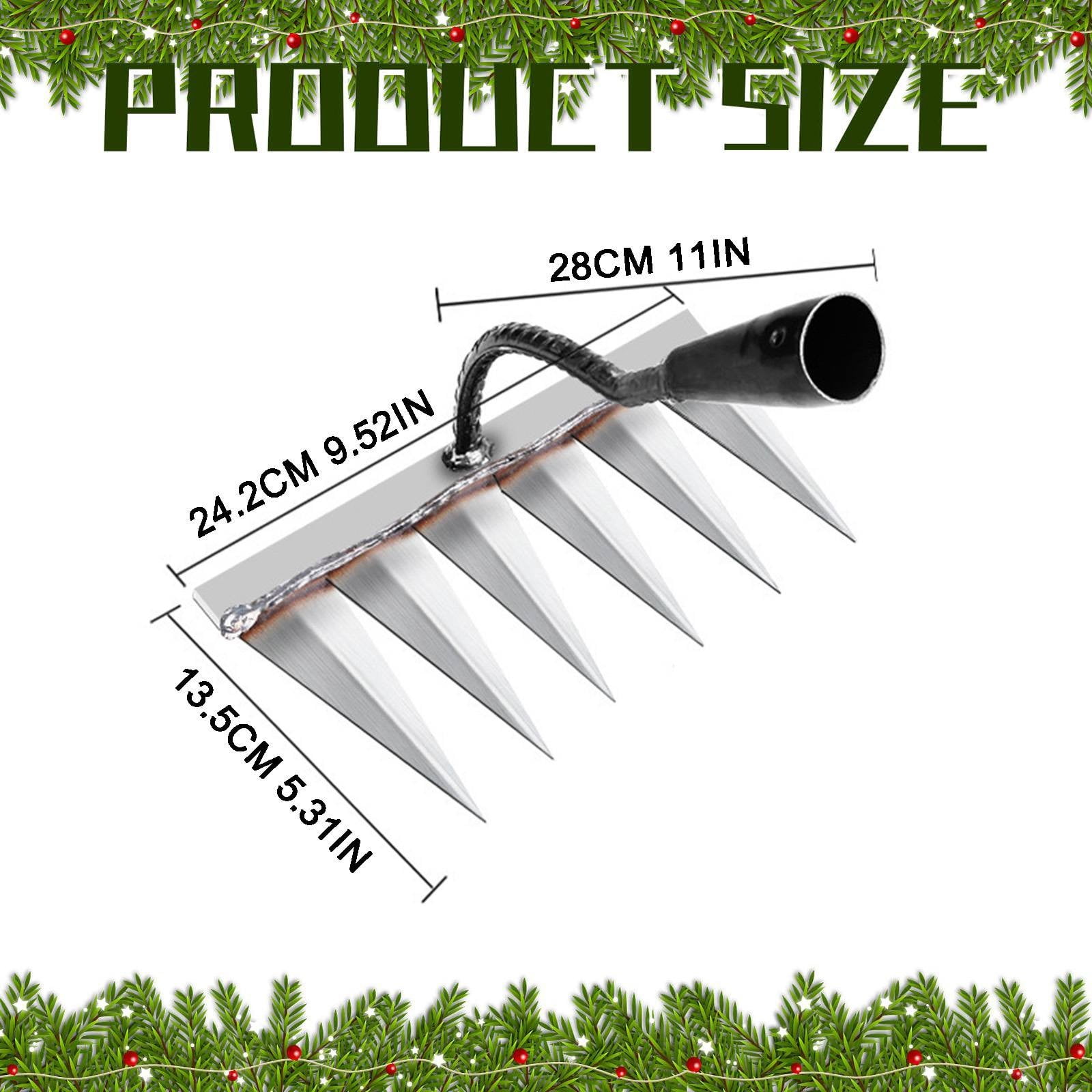 LYINGF Gardening Hand Weeder Tool Upgraded Detachable Puller With Ergonomic Grip Thorn Remover & Soil Loosener for Gardening, Heavy Duty Uprooting Weeding Pull for Yard, Lawn, Patio and Garden