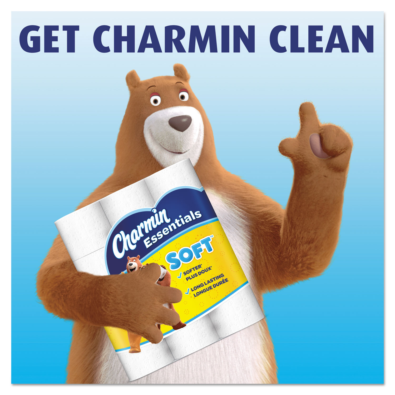 Charmin Essentials Soft Bathroom Tissue, 2-Ply, 4 x 3.92, 200/Roll, 16 Roll/Pack - image 2 of 5