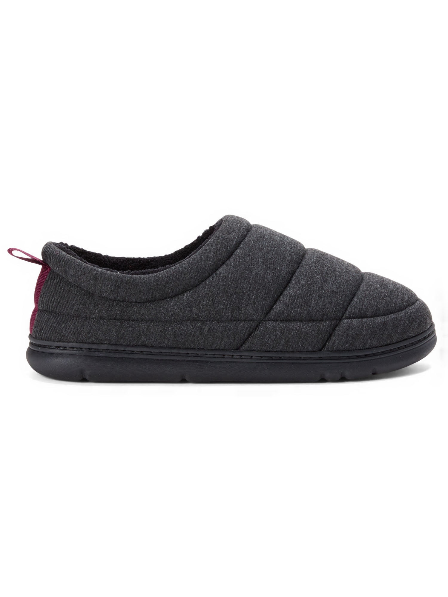 Dearfoams Cozy Comfort Men's Jersey Closeback Slippers