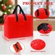 thumbnail image 5 of Pack de 2 bolsitas para guardar adornos de Navidad | Gran bolsa redonda de tela 600D para protección de decoraciones navideñas, organizador duradero para bombillas navideñas, recipiente espacioso a, 5 of 7