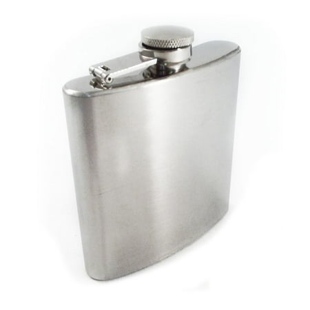 Hip Flask Stainless Steel 6oz Alcohol Concealed
