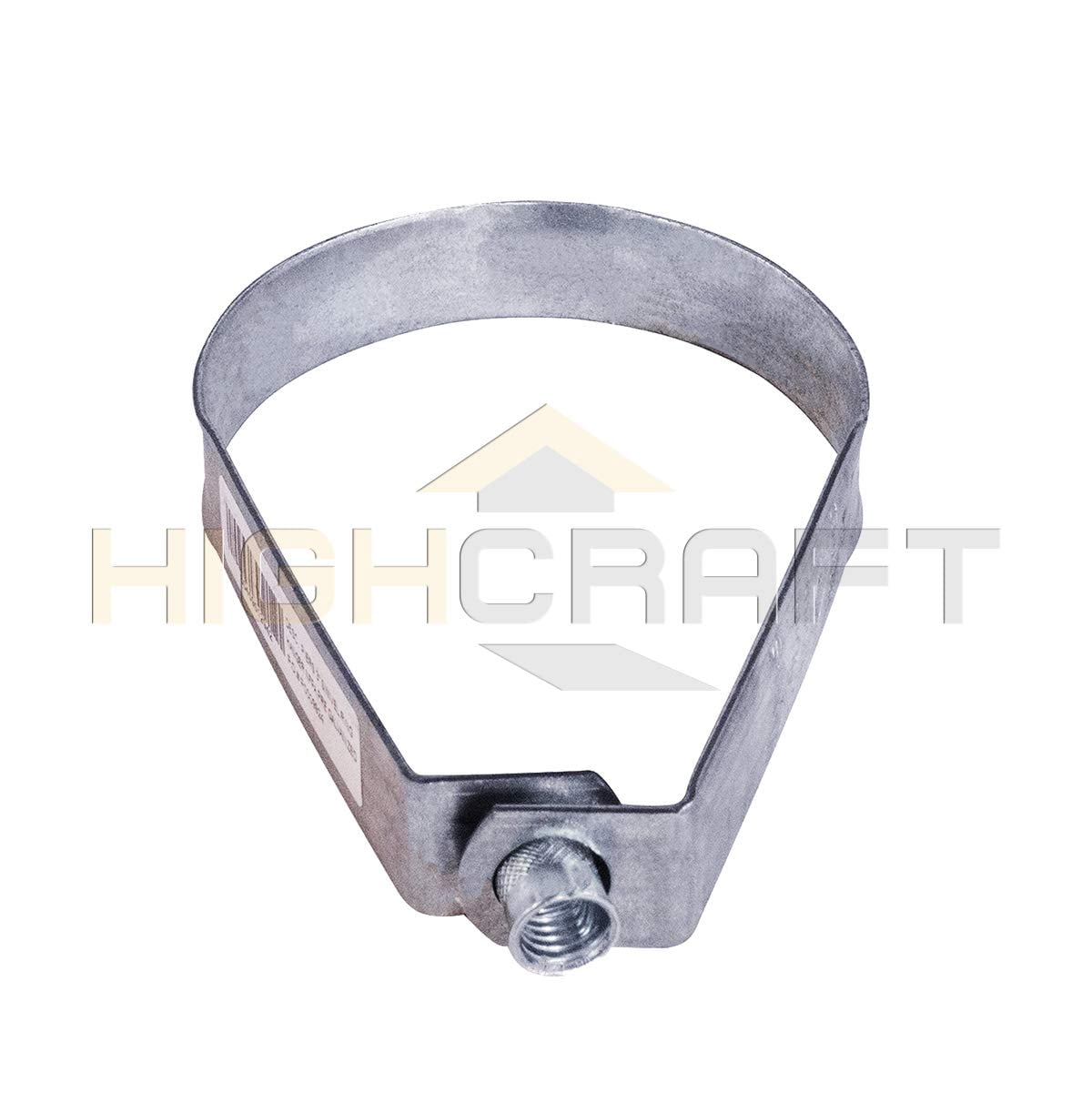 Highcraft 4" Swivel Loop Hanger for Vertical Pipe Support Steel (5-Pk)