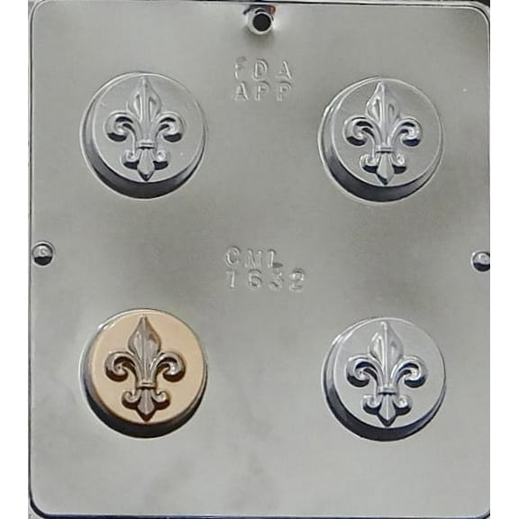 1632 Fleur De Lis Oreo Cookie Chocolate Candy Mold