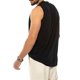 thumbnail image 5 of Txlixc Chaleco de cuerpo masculino, cuello V sólido sin mangas Txlixc moda, 5 of 6