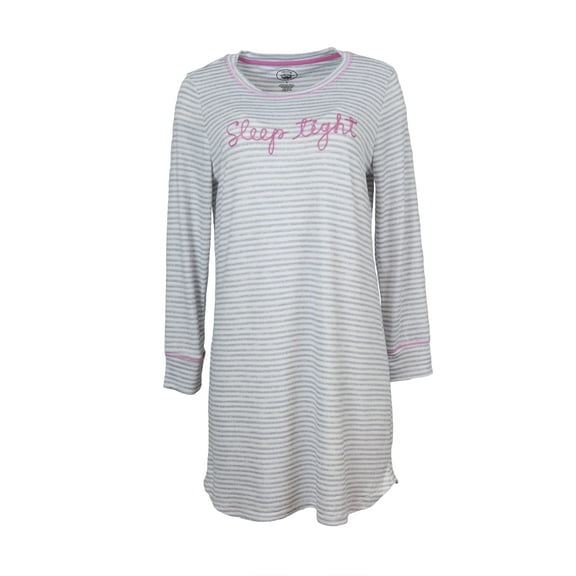 Laura Ashley Women's Long Sleeve Night Gown Sleep Dress - Sleep Tight - Medium