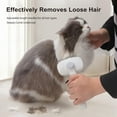 thumbnail image 3 of 3 in 1 Self Cleaning Pet Grooming Kit for Dogs and Cats with Slicker Brush Flea Comb Dematting Tool, 3 of 6