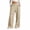 01-Beige, variant on Girls Oversized Wide Leg Sweatpants Drawstring Kids Baggy Straight Leg Track Pants Casual Plain Pockets 05-Dark Blue S
