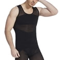 thumbnail image 2 of Chaleco adelgazante para hombres agradable a la piel cómodo transpirable elástico negro postura correcta moldeador de cuerpo para hombres chaleco adelgazante para ANGGREK Otros, 2 of 8
